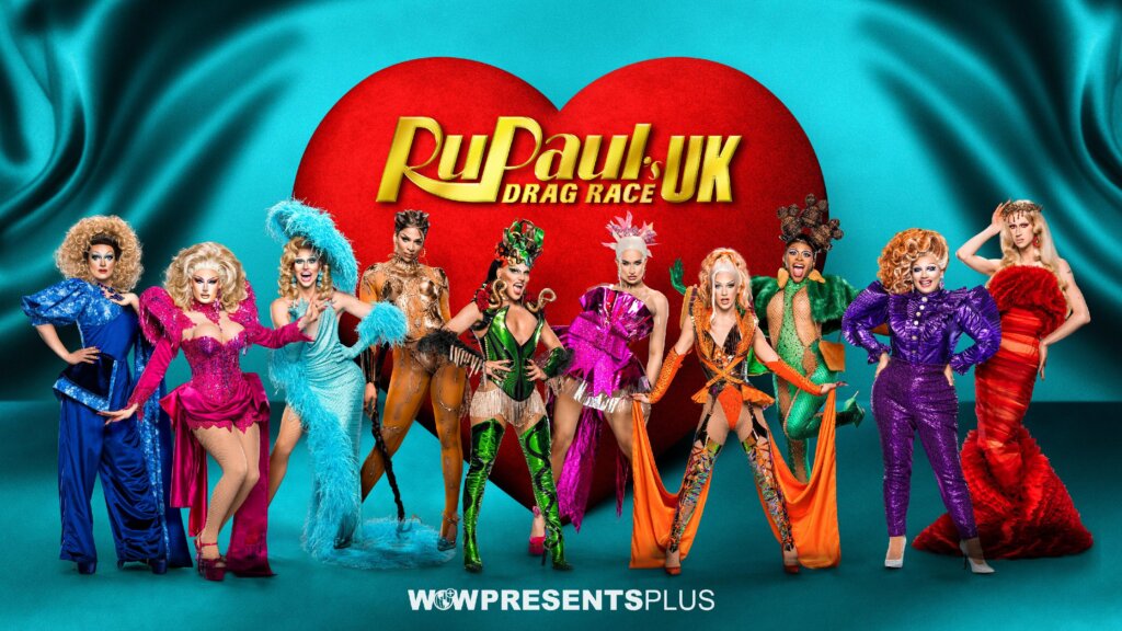 All 10 queens of RuPaul's Drag Race UK series 5 posing together for a photo shoot in promotion of the fifth series.